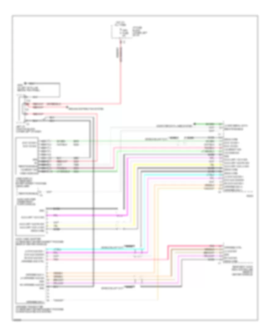 Video Display Wiring Diagram for Hummer H2 2009