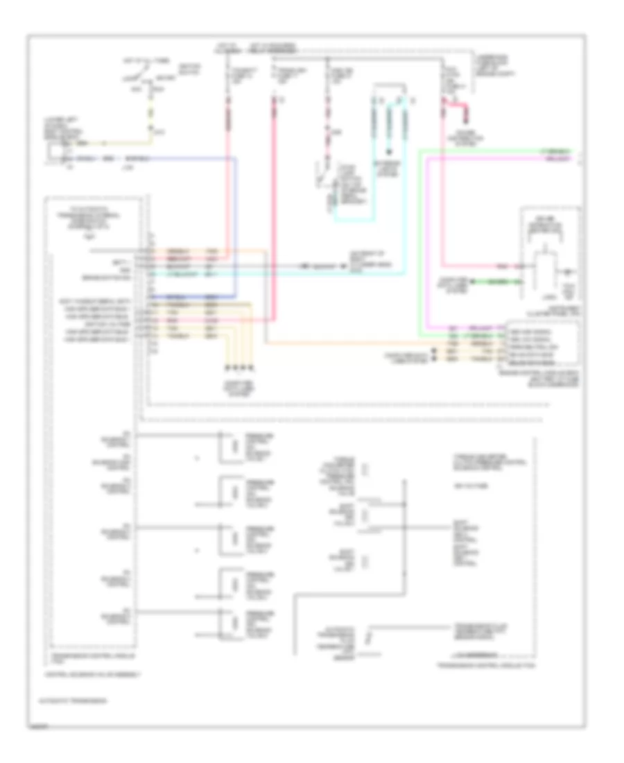 A T Wiring Diagram 1 of 2 for Hummer H2 2009