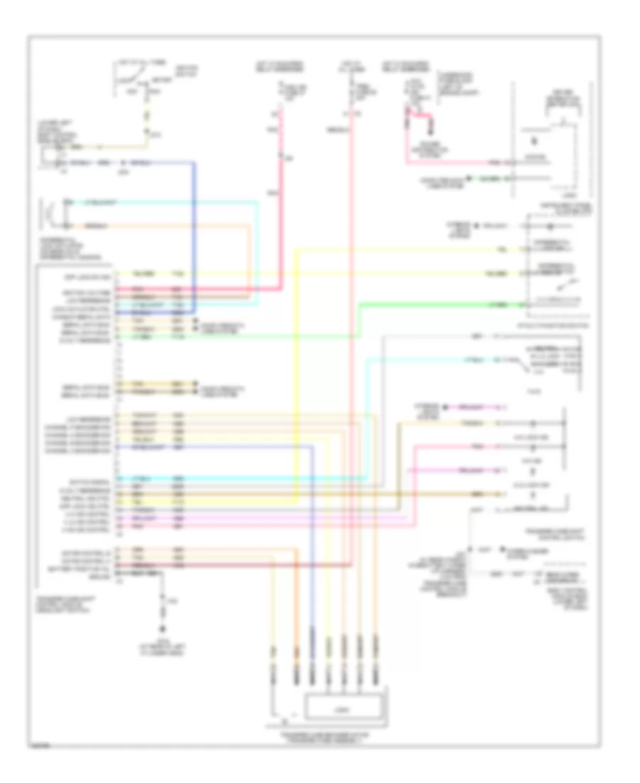 Transfer Case Wiring Diagram for Hummer H2 2009