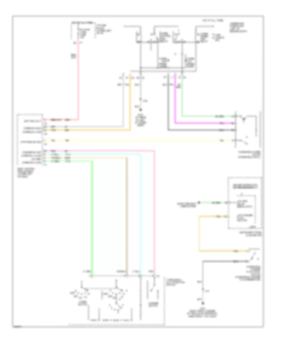 Front Wiper Washer Wiring Diagram for Hummer H2 2009