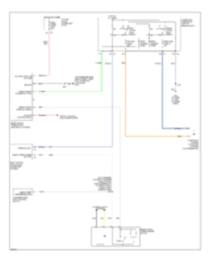 Rear WiperWasher Wiring Diagram for Hummer H2 2009