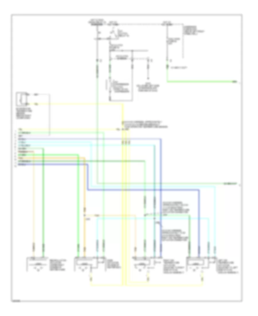 Manual AC Wiring Diagram (2 of 3) for Hummer H3 2009