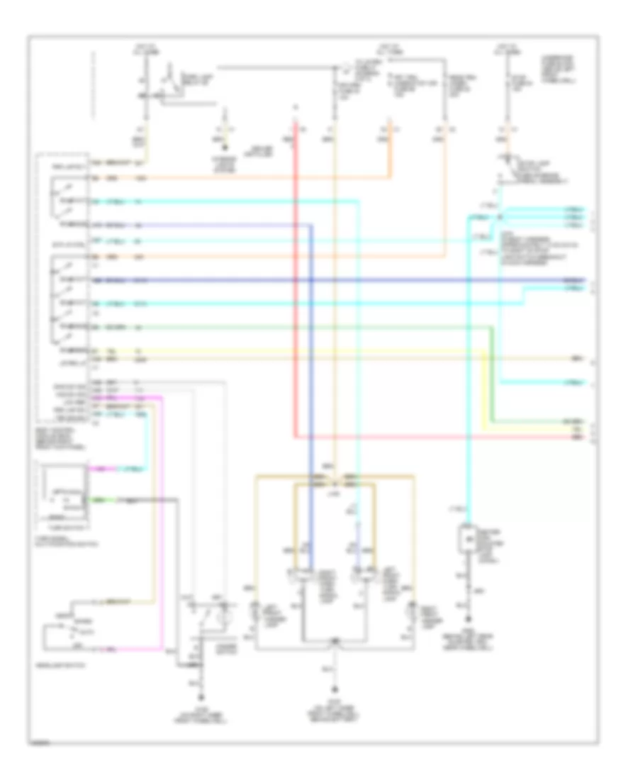 Exterior Lamps Wiring Diagram (1 of 3) for Hummer H3 2009