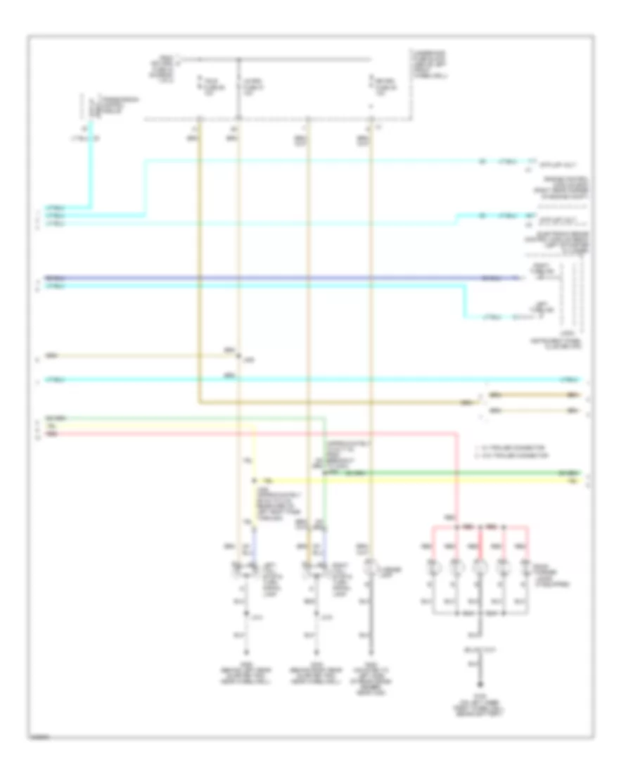 Exterior Lamps Wiring Diagram (2 of 3) for Hummer H3 2009