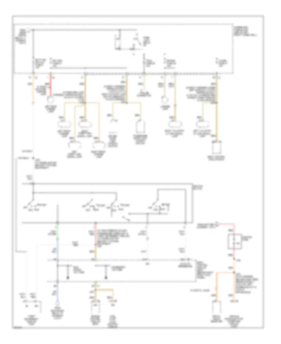 Power Distribution Wiring Diagram 4 of 4 for Hummer H3 2009