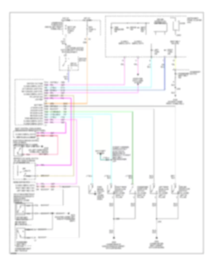 Warning Systems Wiring Diagram for Hummer H3 2009