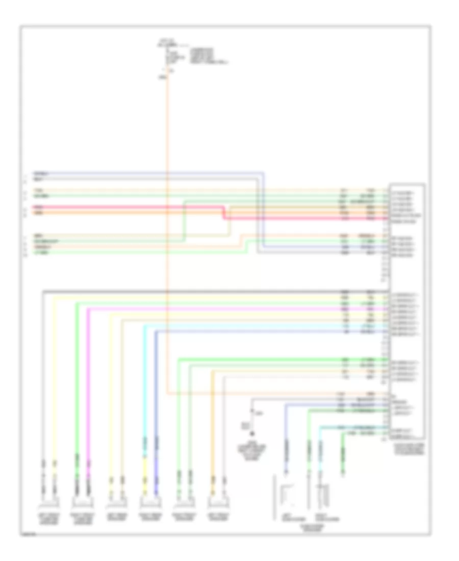 Premium Radio Wiring Diagram 2 of 2 for Hummer H3 Alpha 2009