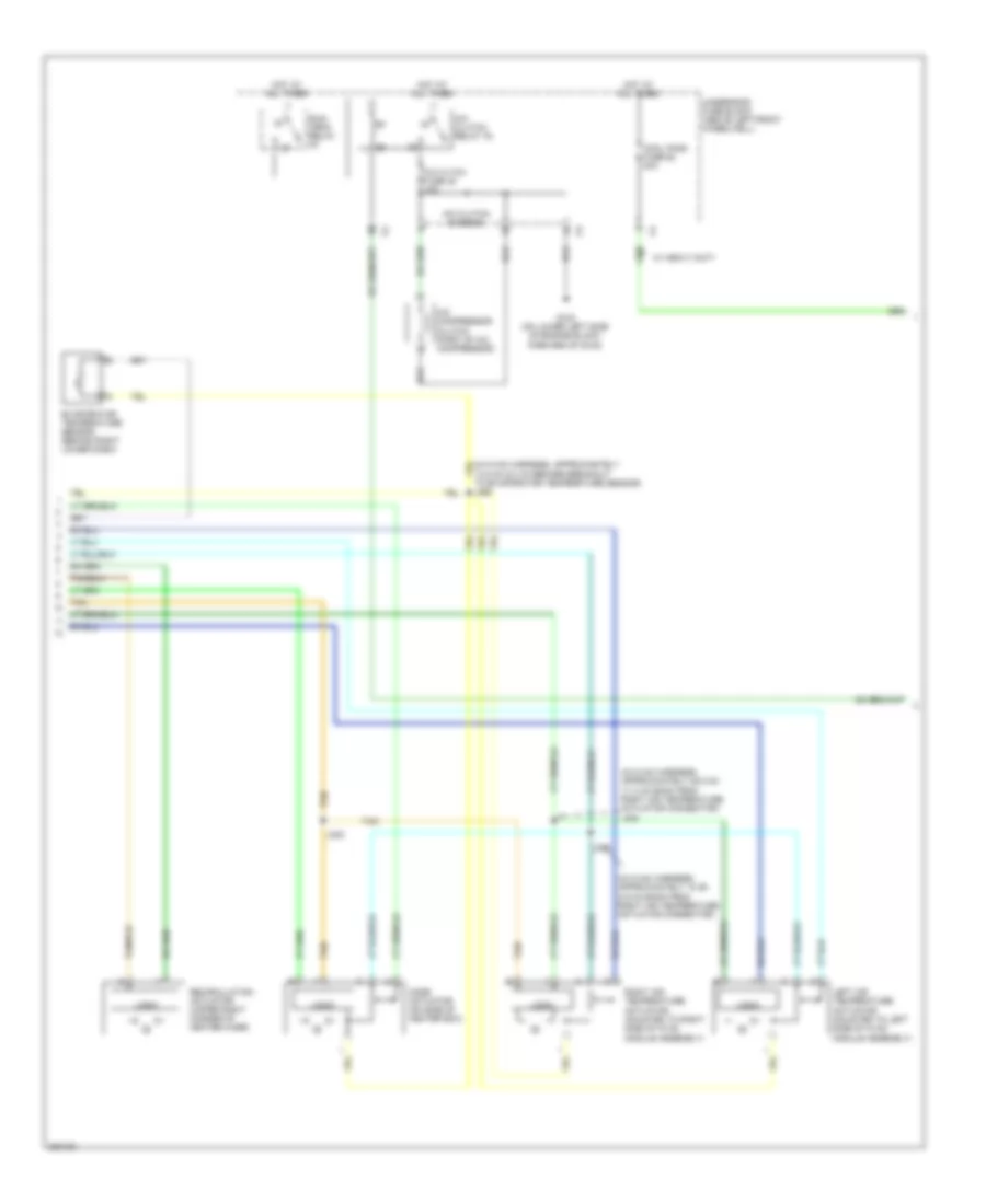 Manual AC Wiring Diagram (2 of 3) for Hummer H3 2010