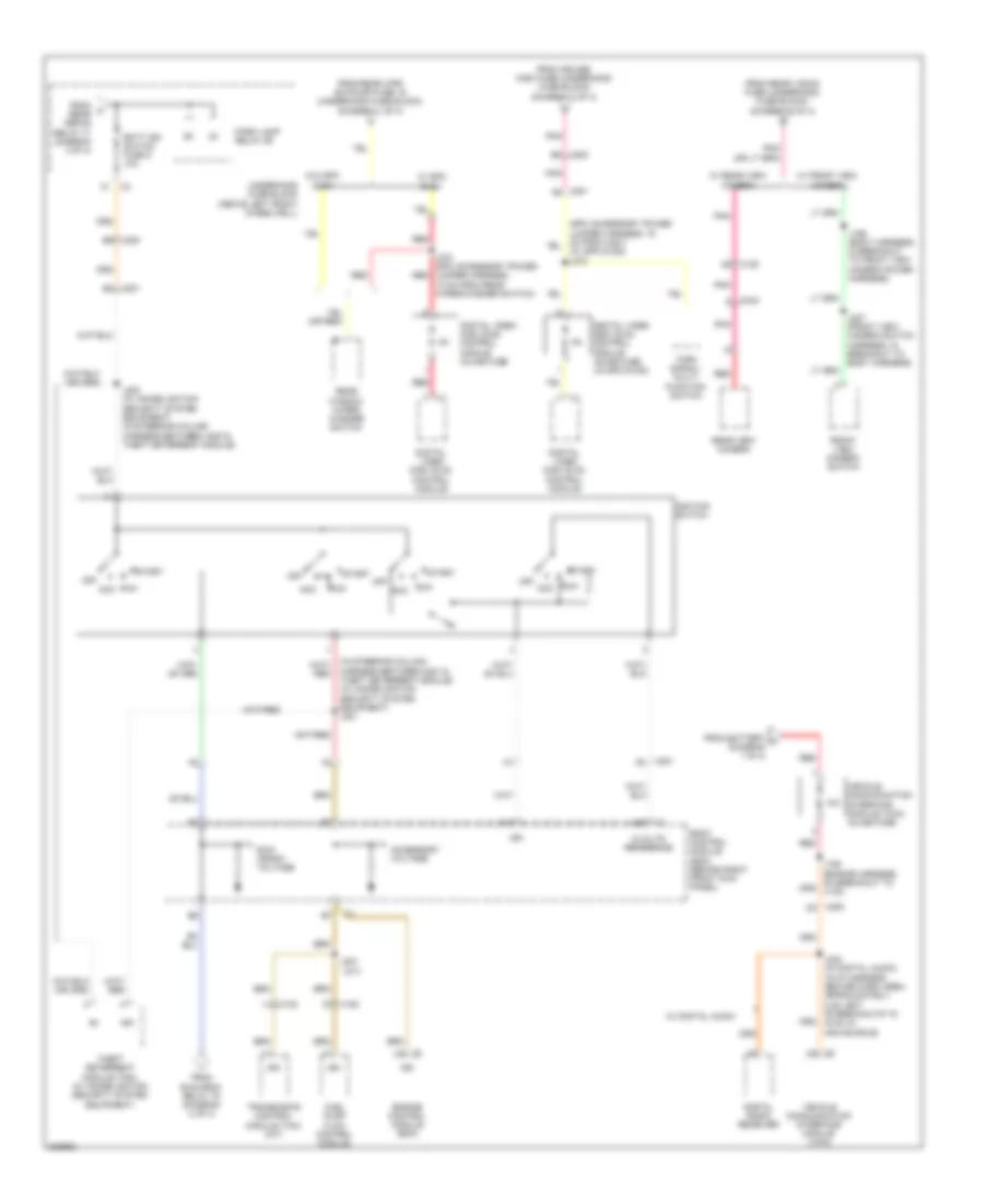 Power Distribution Wiring Diagram (4 of 4) for Hummer H3 2010