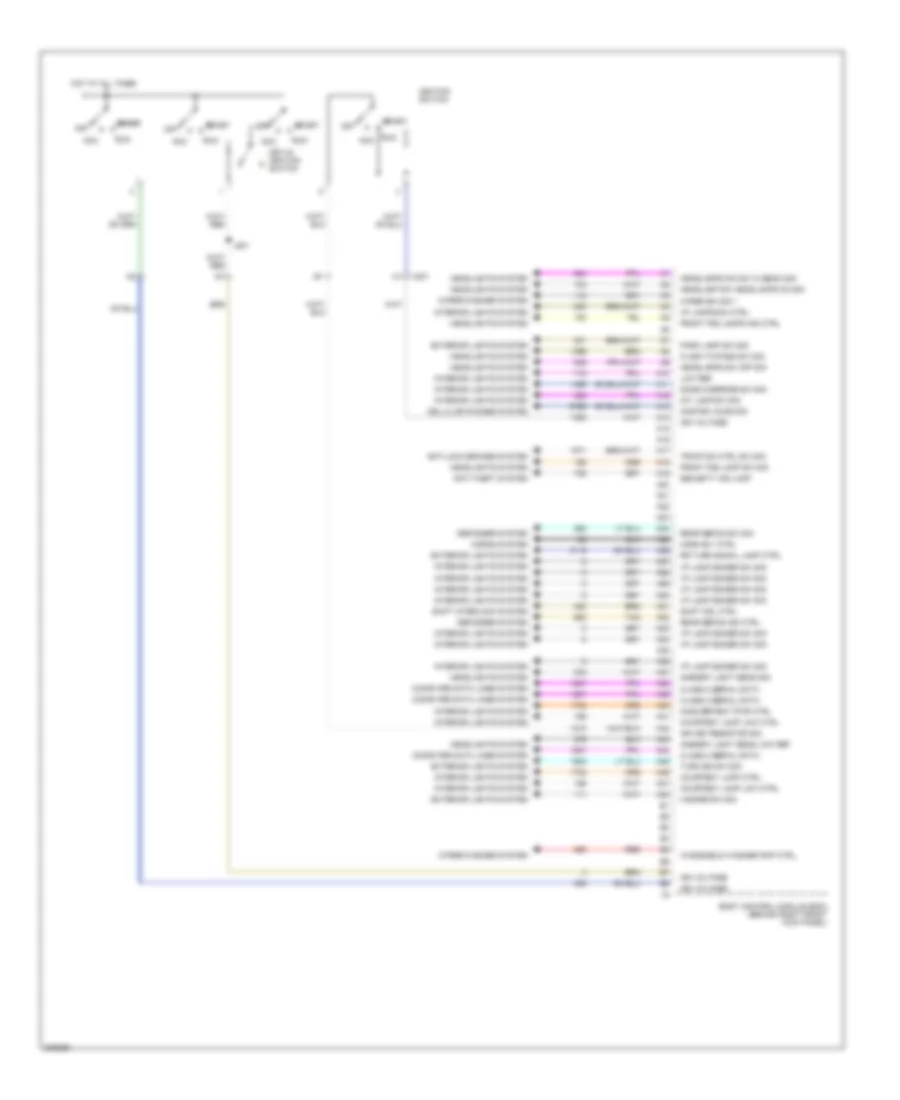 Body Control Modules Wiring Diagram 2 of 2 for Hummer H3 Alpha 2010