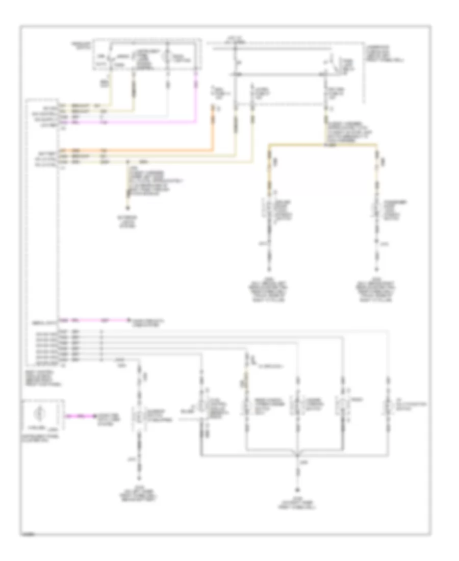 Instrument Illumination Wiring Diagram for Hummer H3 Alpha 2010