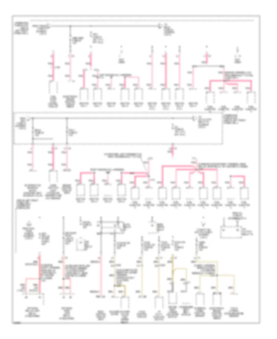 Power Distribution Wiring Diagram 3 of 4 for Hummer H3 Alpha 2010