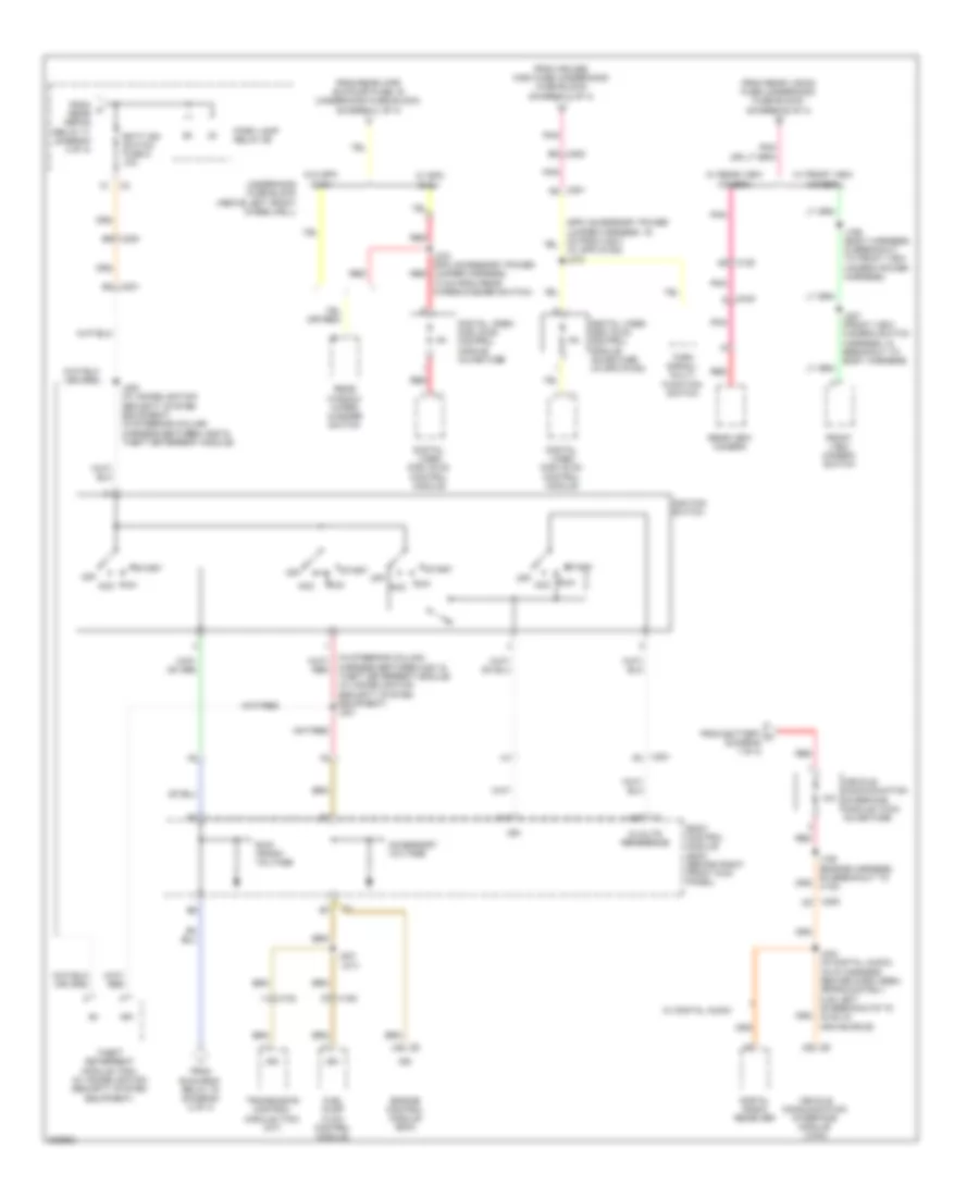 Power Distribution Wiring Diagram 4 of 4 for Hummer H3 Alpha 2010