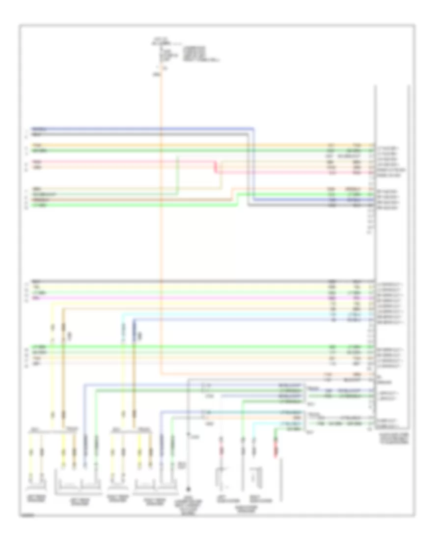 Premium Radio Wiring Diagram 2 of 2 for Hummer H3 Alpha 2010