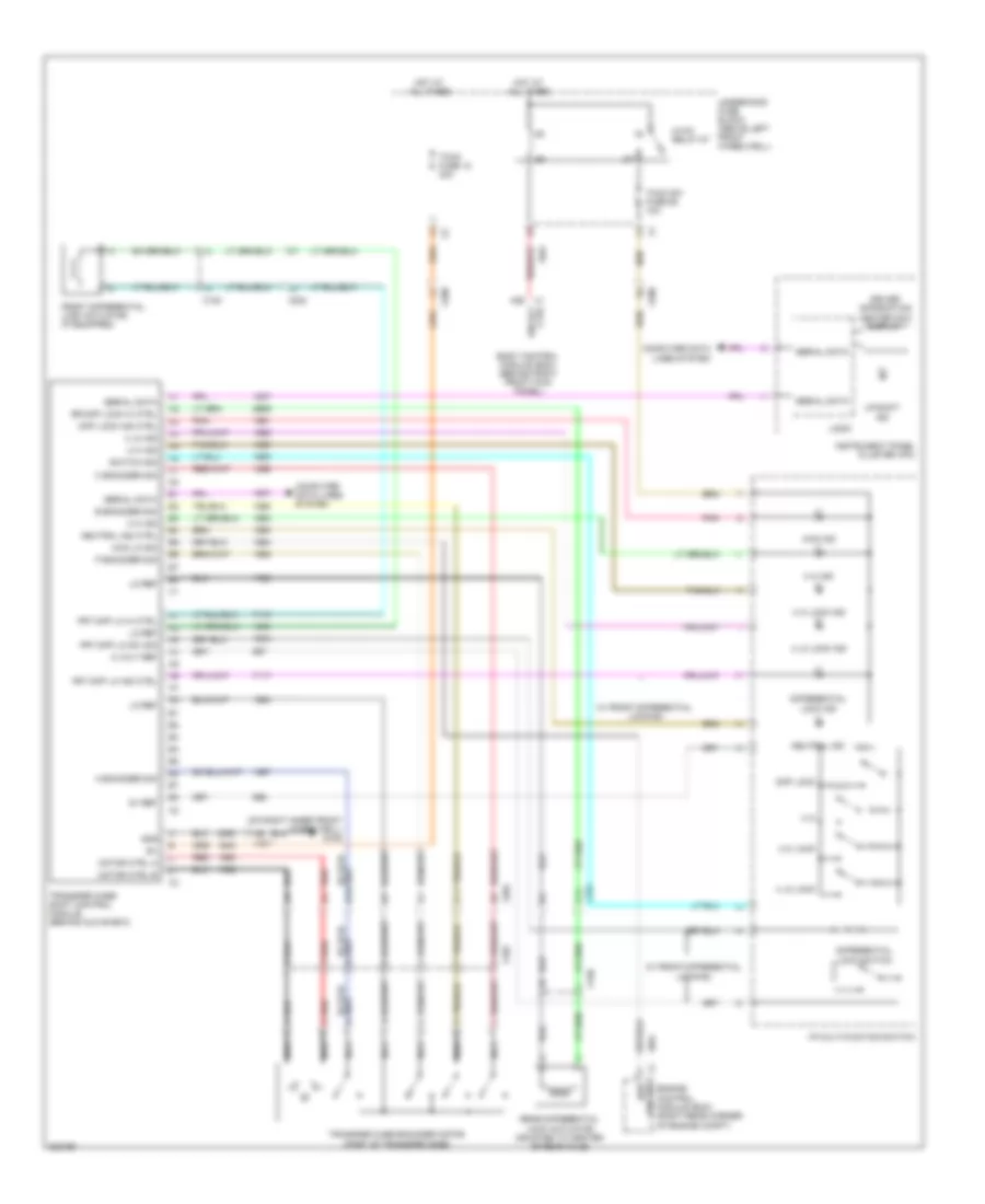 Transfer Case Wiring Diagram for Hummer H3 Alpha 2010