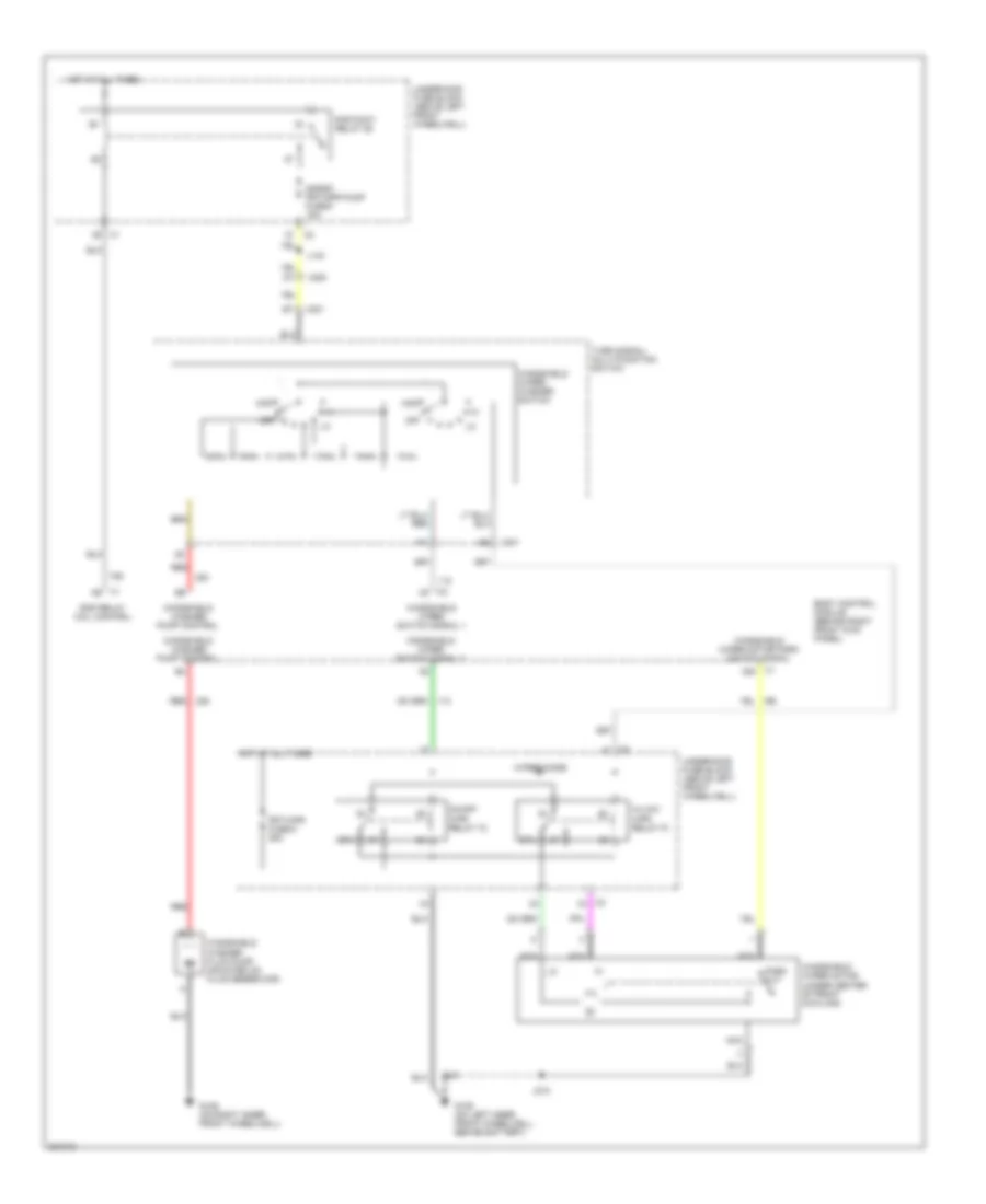 Front Wiper Washer Wiring Diagram for Hummer H3 Alpha 2010