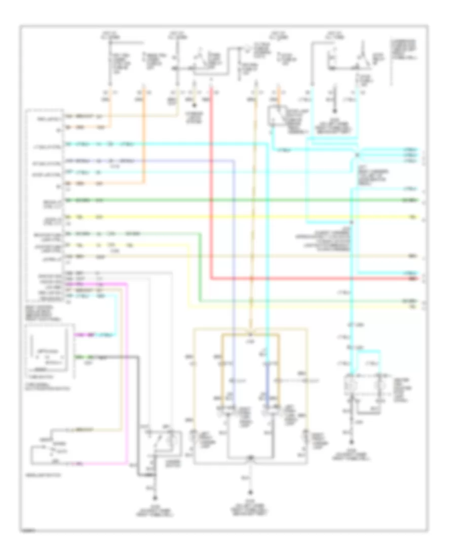 Exterior Lamps Wiring Diagram 1 of 3 for Hummer H3T 2010