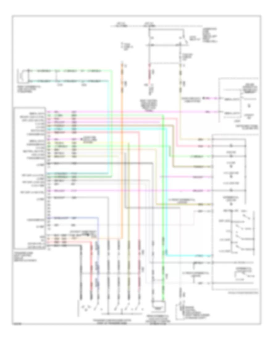 Transfer Case Wiring Diagram for Hummer H3T Alpha 2010