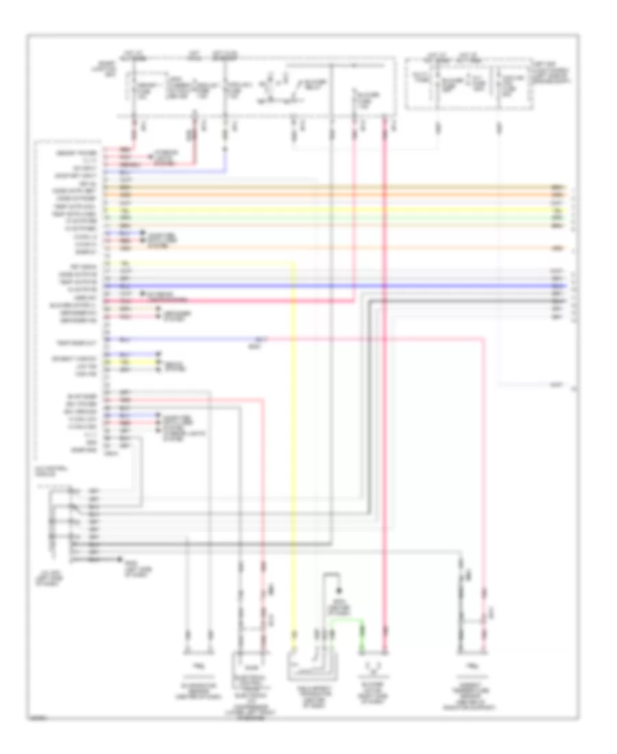 Электросхема кондиционера с ручный управлением (1 из 2) для Hyundai Genesis Coupe 3.8 Track 2013