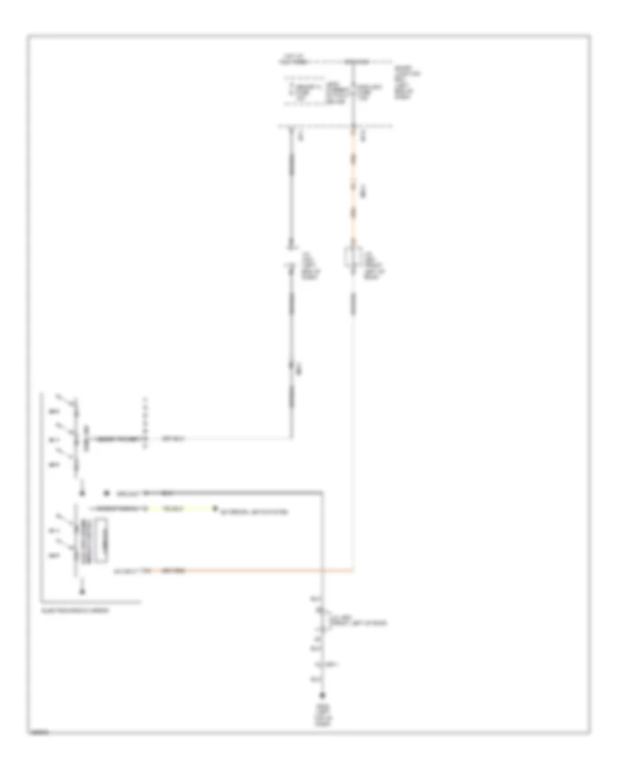Electrochromic Mirror Wiring Diagram, withHome Link & without Дисплей камеры заднего вида для Hyundai Santa Fe Sport 2013