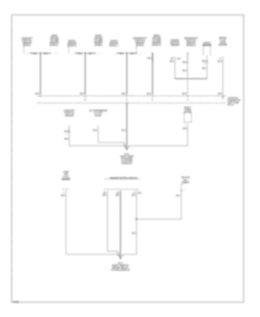 Электросхема подключение массы заземления (4 из 4) для Hyundai Elantra 1996