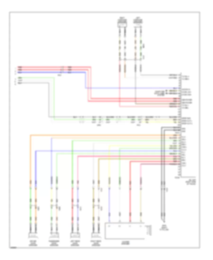 Radio Wiring Diagram, Hybrid without Navigation & withУсилитель JBL (2 из 2) для Hyundai Sonata Hybrid Base 2013