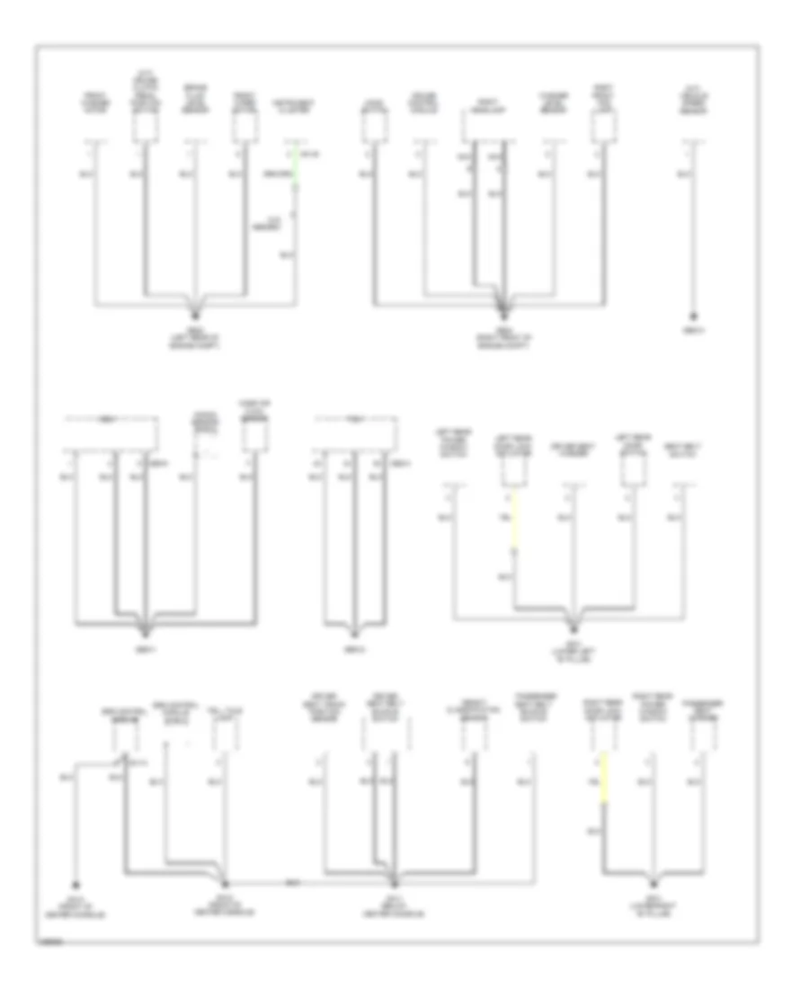 Электросхема подключение массы заземления (2 из 3) для Hyundai Elantra SE 2008