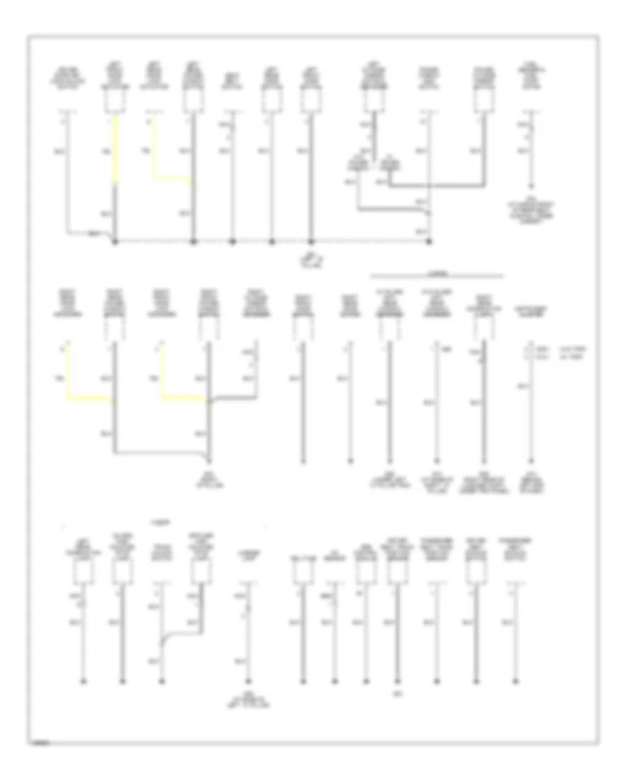 Электросхема подключение массы заземления (1 из 3) для Hyundai Elantra GLS 2004