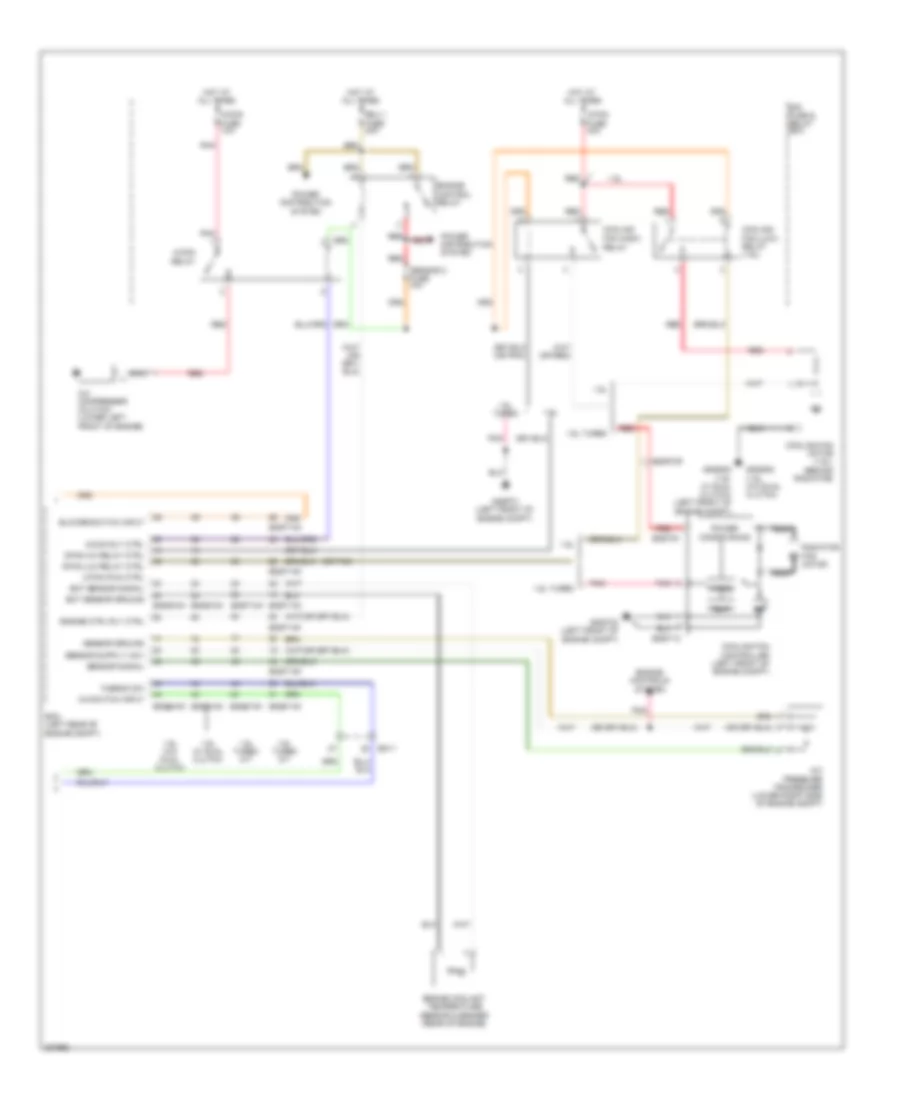 Электросхема кондиционера с ручный управлением (2 из 2) для Hyundai Veloster 2013