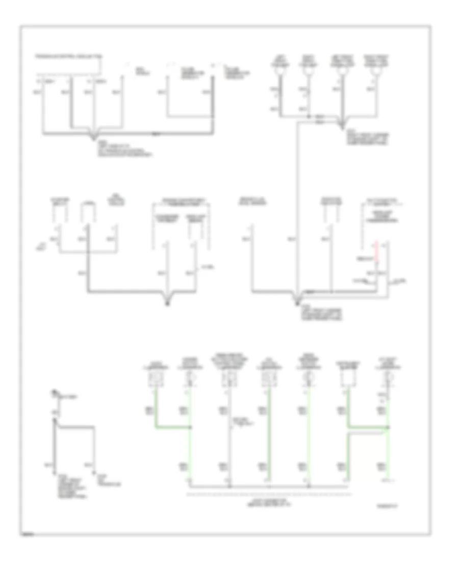 Электросхема подключение массы заземления (1 из 3) для Hyundai Accent GT 1997