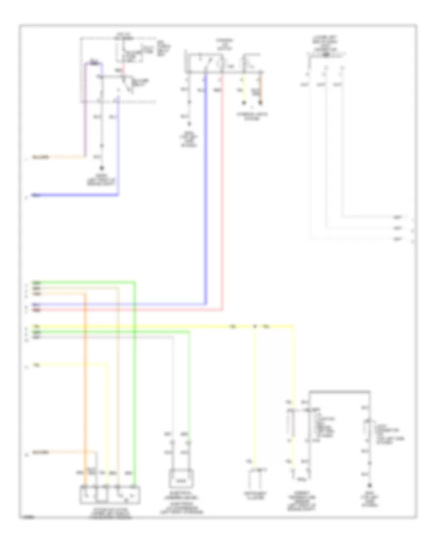 Электросхема кондиционера с ручный управлением (2 из 3) для Hyundai Accent SE 2014