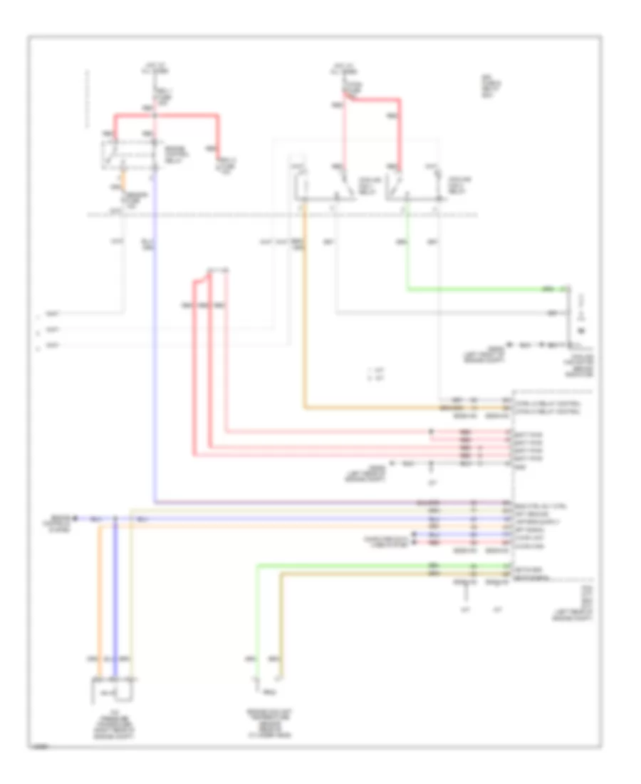 Электросхема кондиционера с ручный управлением (3 из 3) для Hyundai Accent SE 2014