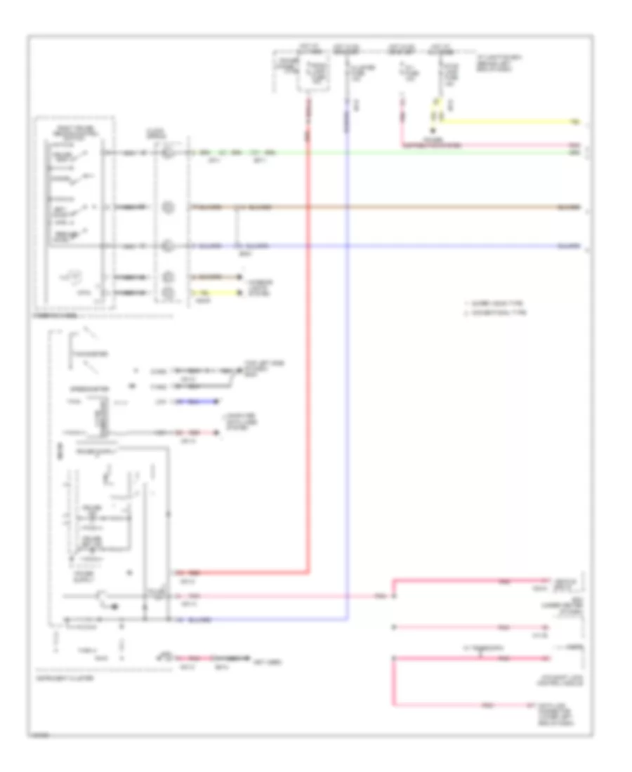 Электросхема системы круизконтроля, A/T (1 из 2) для Hyundai Accent SE 2014