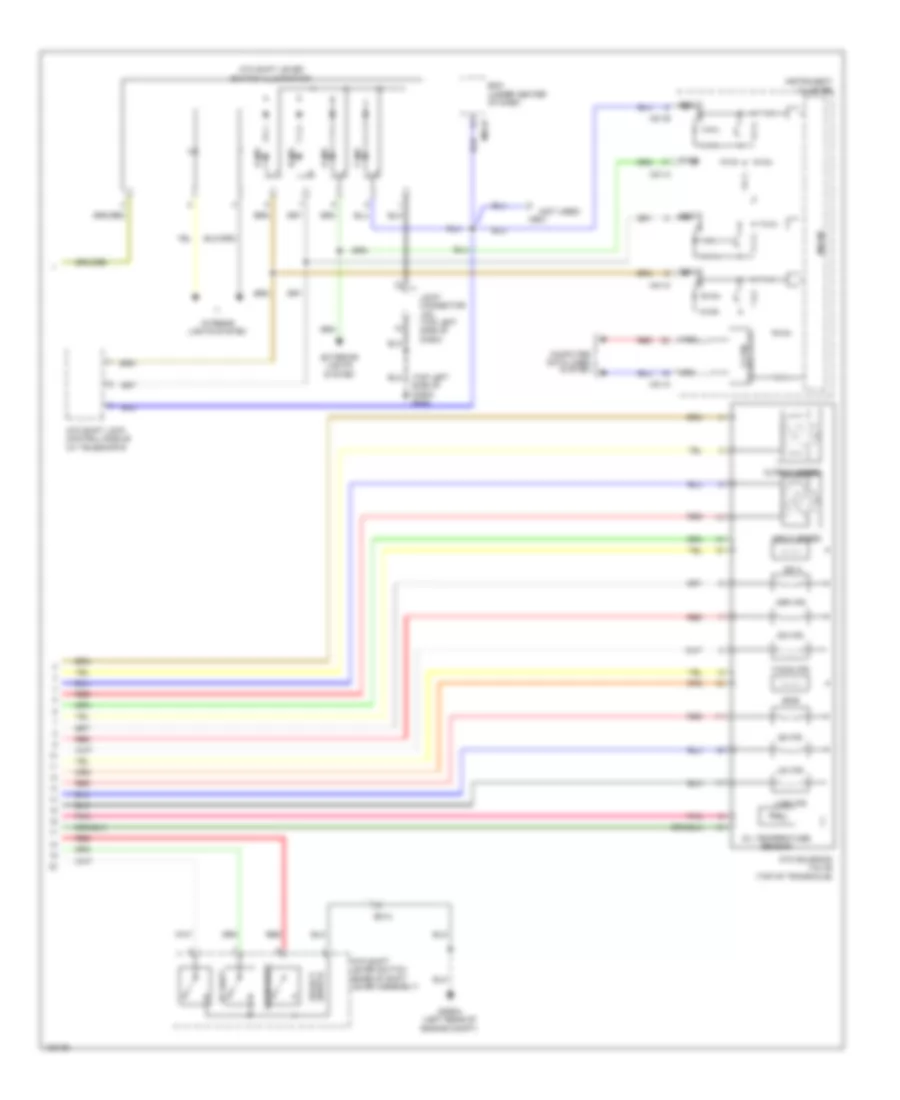 Электросхема коробки передач АКПП (2 из 2) для Hyundai Accent SE 2014