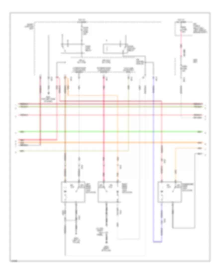 Электросхема открывания авто (2 из 3) для Hyundai Azera 2014