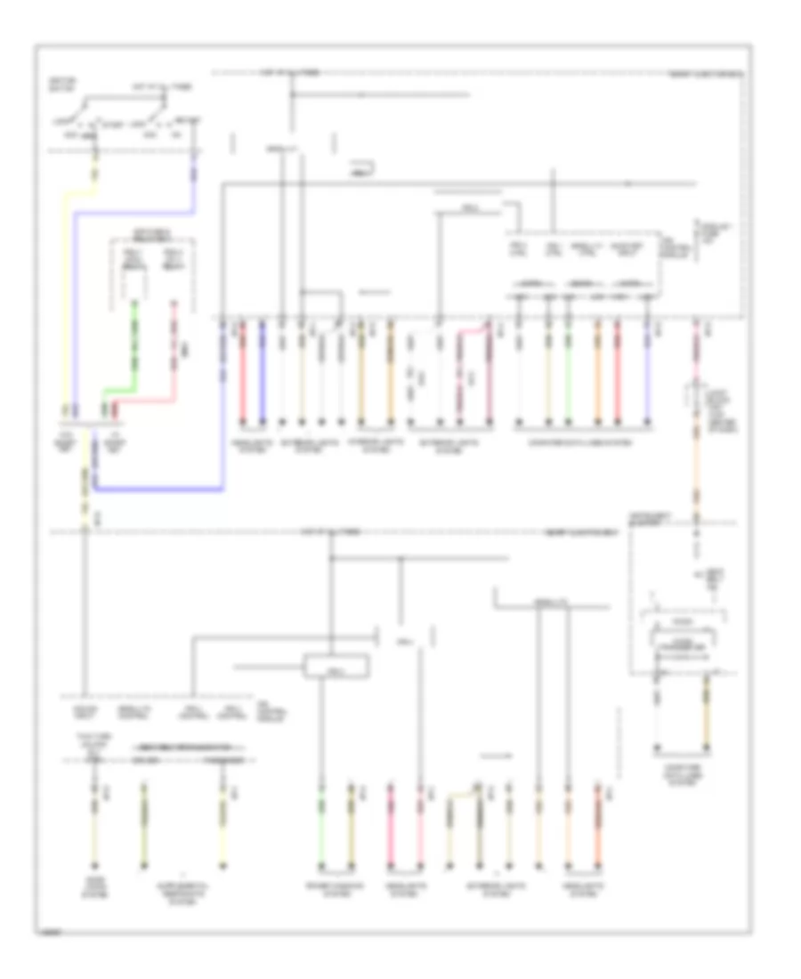 Электросхема блоков управления кузовом (1 из 3) для Hyundai Azera 2014