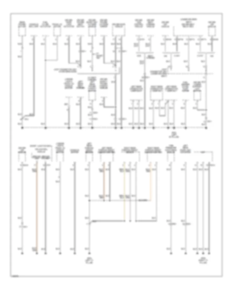 Электросхема подключение массы заземления (4 из 5) для Hyundai Azera 2014