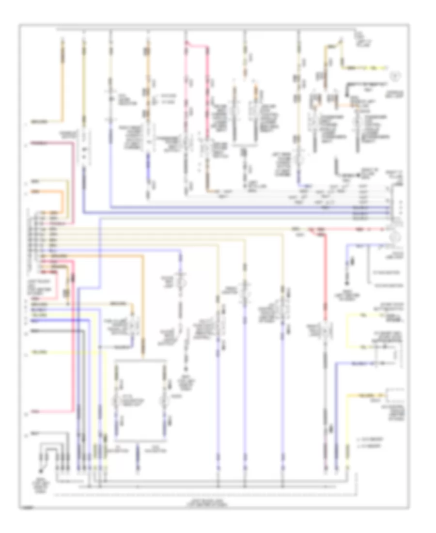 Электросхема подсветки приборов (2 из 2) для Hyundai Azera 2014