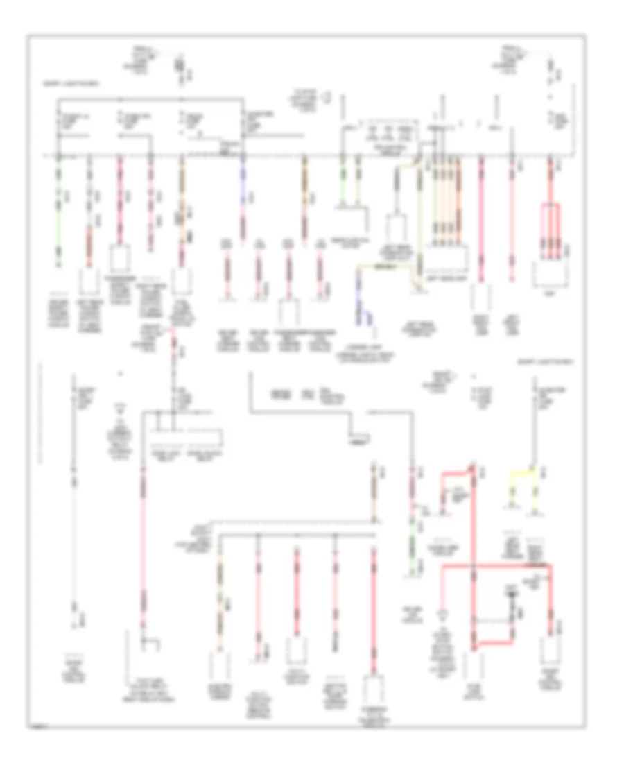 Электросхема блока предохранителей и реле (4 из 8) для Hyundai Azera 2014