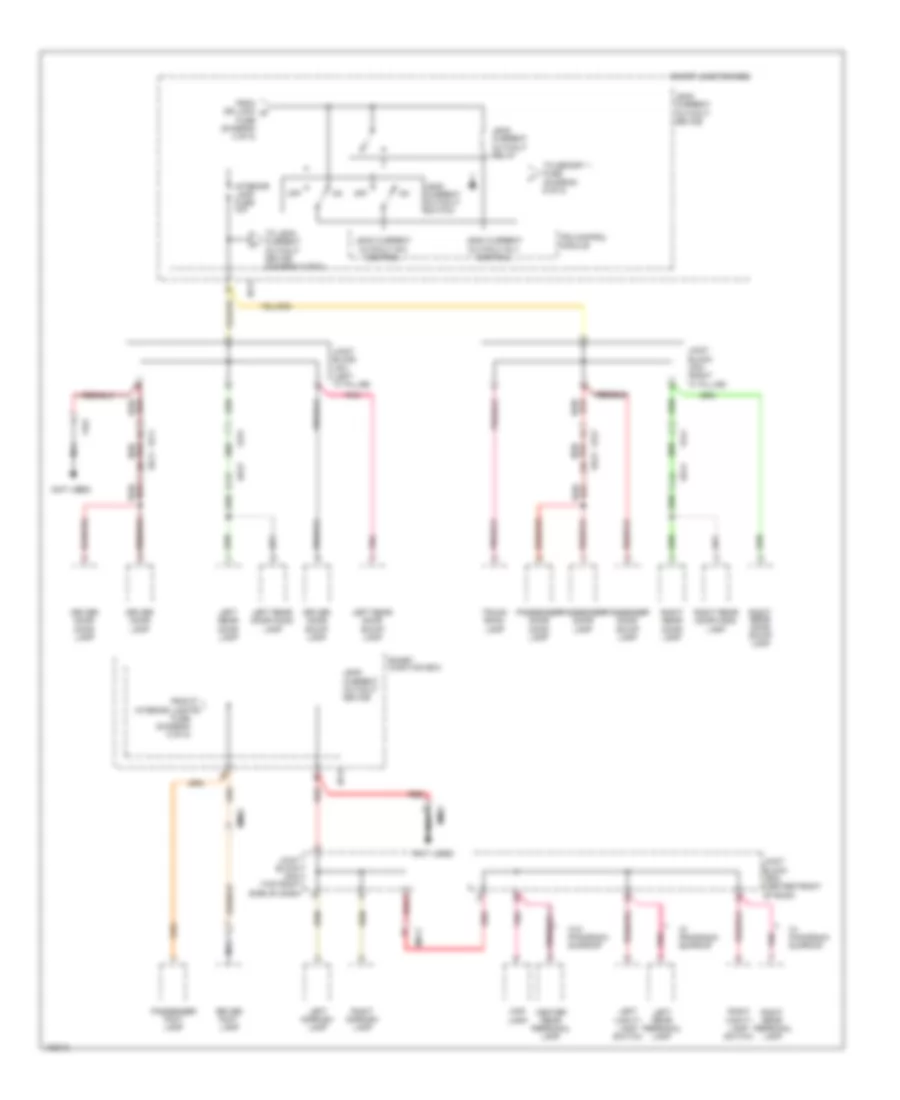 Электросхема блока предохранителей и реле (5 из 8) для Hyundai Azera 2014