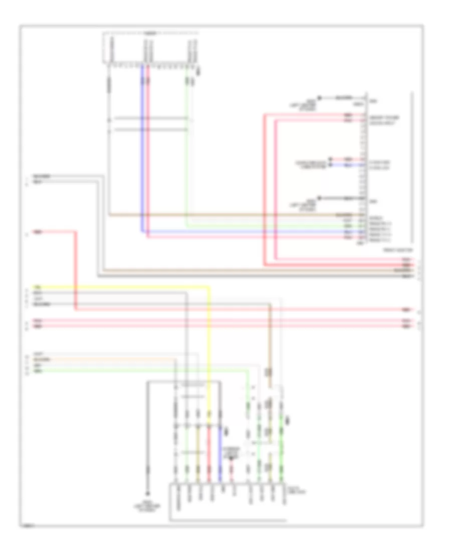 Электросхема магнитолы, без Навигация С Усилитель (2 из 4) для Hyundai Azera 2014