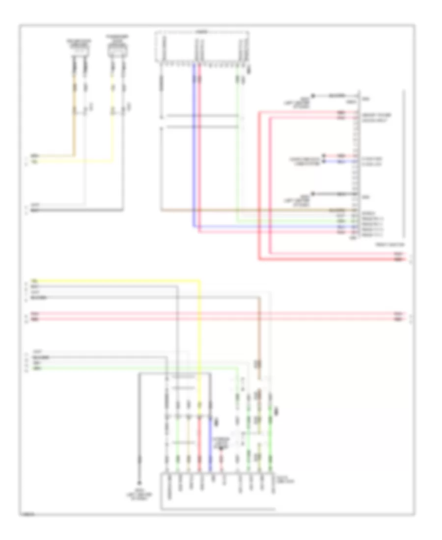 Электросхема магнитолы, без Навигация без Усилитель (2 из 3) для Hyundai Azera 2014