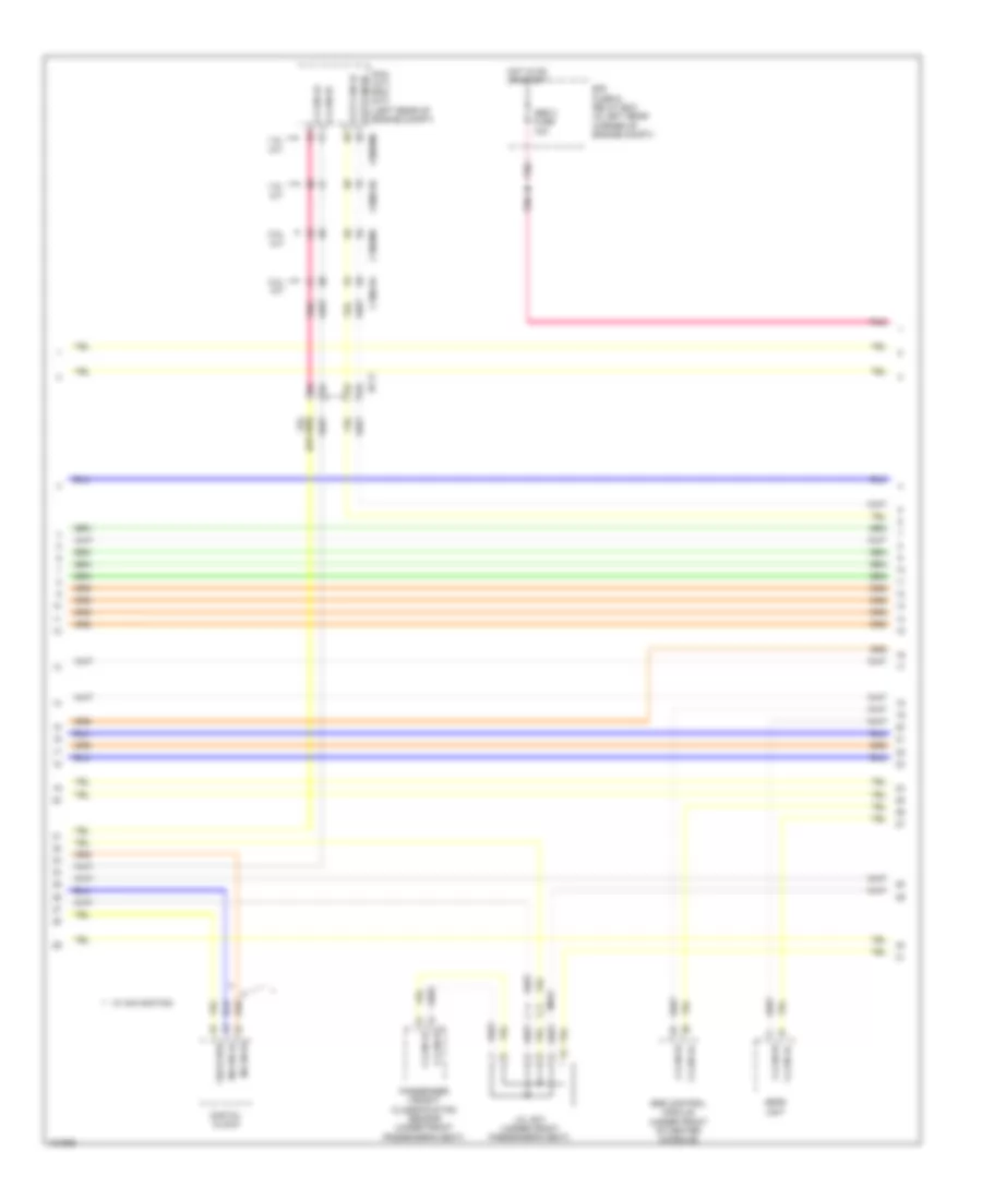 Электросхема линии передачи данных CAN (2 из 3) для Hyundai Elantra SE 2014