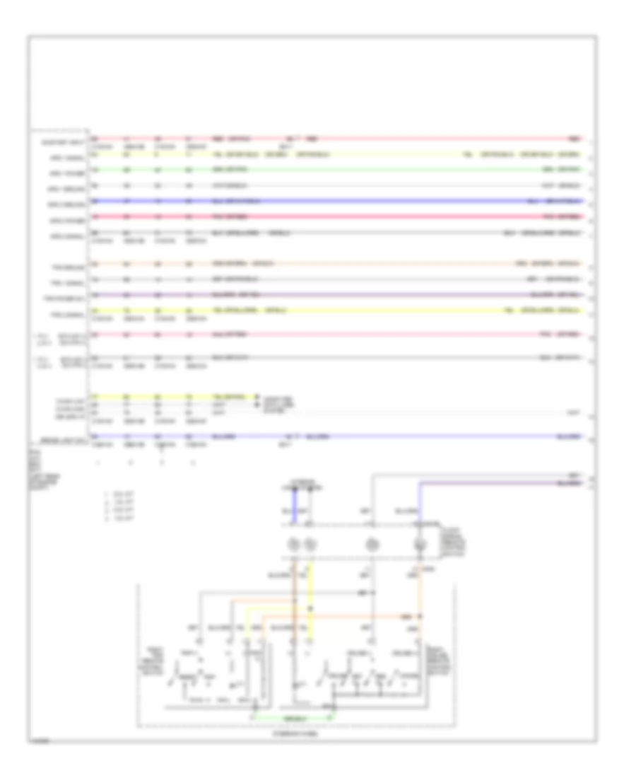 Электросхема системы круизконтроля (1 из 3) для Hyundai Elantra SE 2014