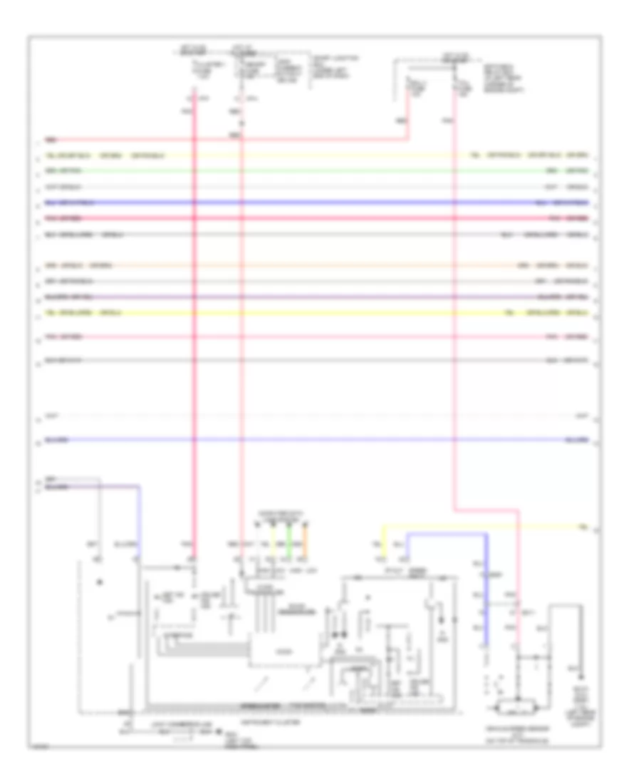 Электросхема системы круизконтроля (2 из 3) для Hyundai Elantra SE 2014