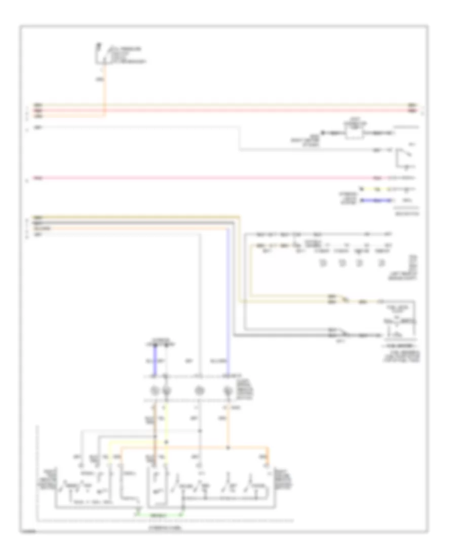 Электросхема панели приборов, MD (2 из 3) для Hyundai Elantra SE 2014