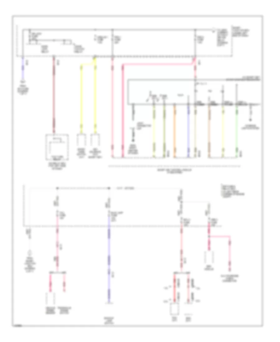 Электросхема блока предохранителей и реле, MD (6 из 7) для Hyundai Elantra SE 2014