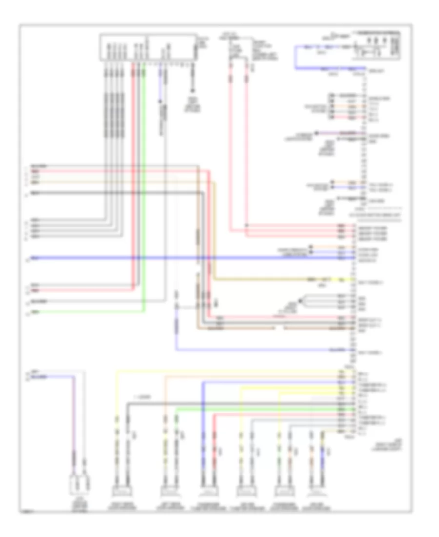 Электросхема магнитолы, С Навигация (2 из 2) для Hyundai Elantra SE 2014