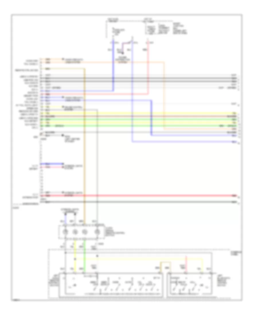 Электросхема магнитолы, без Навигация С Усилитель (1 из 3) для Hyundai Elantra SE 2014
