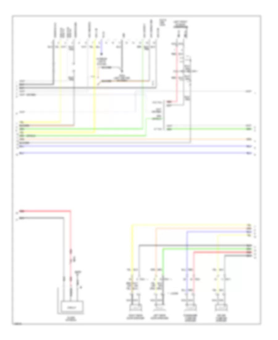 Электросхема магнитолы, без Навигация С Усилитель (2 из 3) для Hyundai Elantra SE 2014
